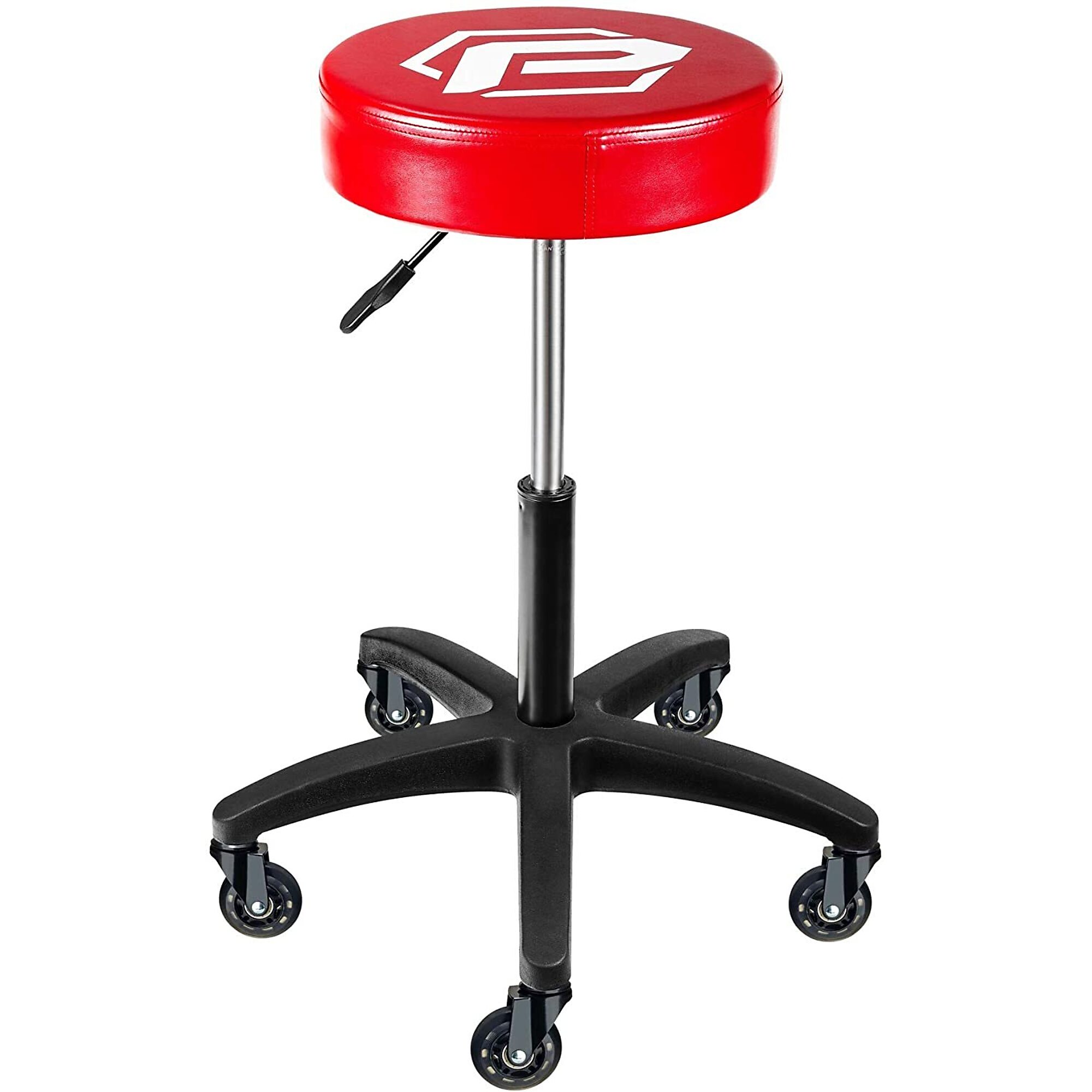 Powerbuilt, Heavy Duty Rolling Mechanic's Seat, Capacity 300 lb, Max. Height 29 in, Min. Height 21 in, Model# 240250